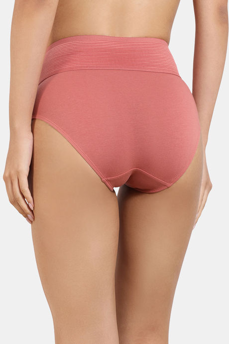 Zivame High Rise Full Coverage Tummy Tucker Hipster Panty (Pack of 2) - Multicolor — image 3